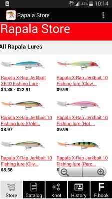 Emulate Android APK Rapala Shop