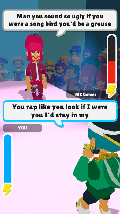 Emulate iPhone app Rap Battle! using MyAndroid Emulate iPhone app Rap Battle! using MyAndroid