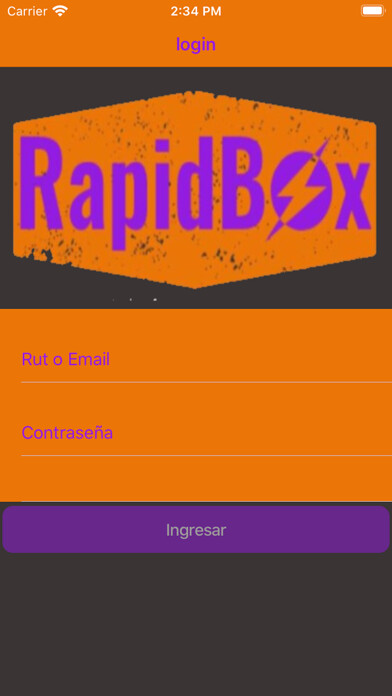 Emulate iPhone app RapidBox Tienda using MyAndroid Emulate iPhone app RapidBox Tienda using MyAndroid