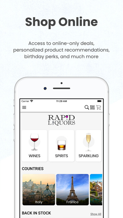 Emulate iPhone app Rapid Liquors using MyAndroid