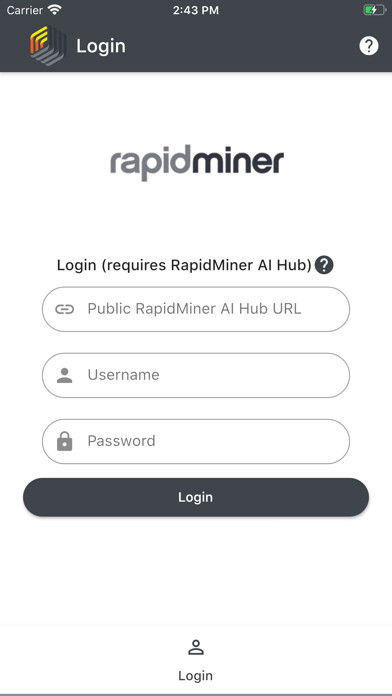 Emulate iPhone app RapidMiner AI Hub 9 using MyAndroid Emulate iPhone app RapidMiner AI Hub 9 using MyAndroid