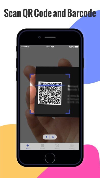 Emulate iPhone app Rapid QR Code Scanner using MyAndroid