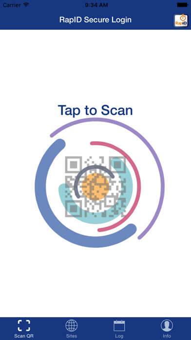 Emulate iPhone app RapID Secure Login using MyAndroid