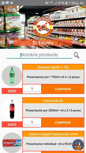 Run android online APK Rapitienda El Triunfo from MyAndroid or emulate Rapitienda El Triunfo using MyAndroid