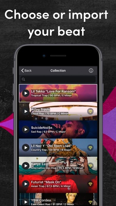 Run android online APK Rap Maker - Recording Studio from MyAndroid or emulate Rap Maker - Recording Studio using MyAndroid