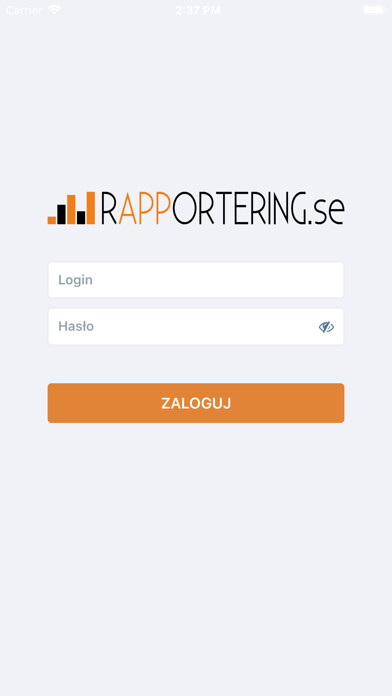 Emulate iPhone app Rapportering using MyAndroid Emulate iPhone app Rapportering using MyAndroid