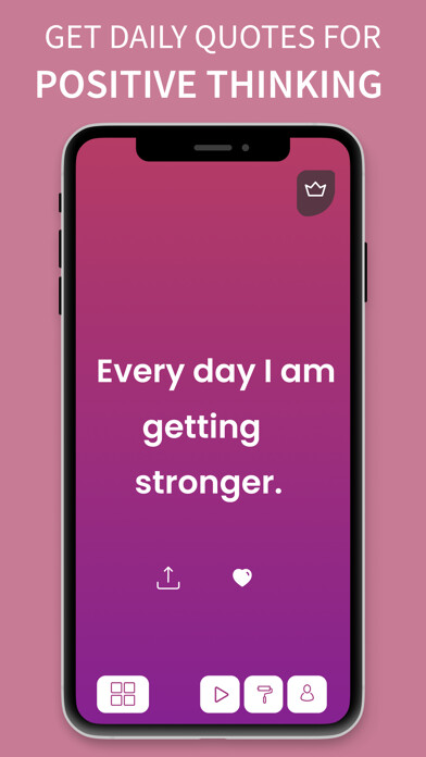 Emulate iPhone app Rap Quotes : Daily Motivation using MyAndroid