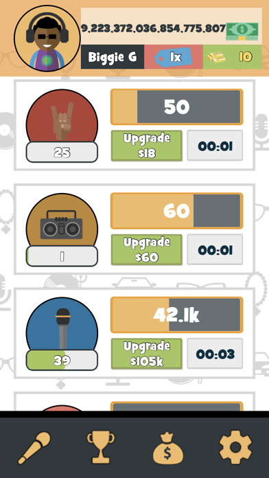 Emulate iPhone app Rapstar DJ Clicker - Idle Tycoon Clicker Game using MyAndroid Emulate iPhone app Rapstar DJ Clicker - Idle Tycoon Clicker Game using MyAndroid