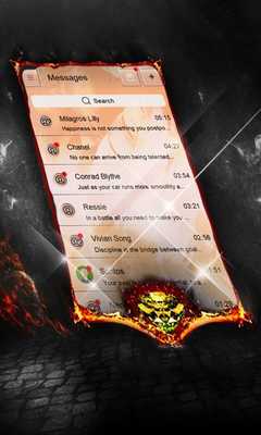 Emulate Android APK Rare Pearlfish SMS Layout