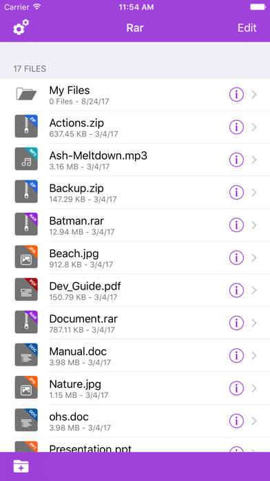 Emulate iPhone app Rar Pro 2 using MyAndroid Emulate iPhone app Rar Pro 2 using MyAndroid
