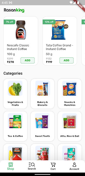 Run android online APK RasanKing - Online Grocery from MyAndroid or emulate RasanKing - Online Grocery using MyAndroid Run android online APK RasanKing - Online Grocery from MyAndroid or emulate RasanKing - Online Grocery using MyAndroid