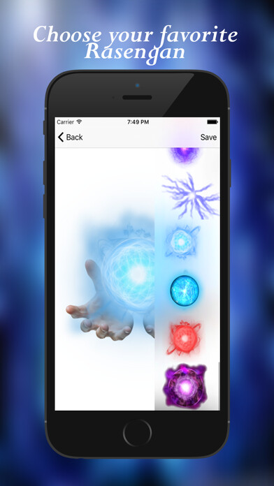 Emulate iPhone app Rasengan Photomaker: Edition Naru Pro using MyAndroid