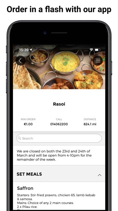 Emulate iPhone app Rasoi Indian Takeaway Dublin using MyAndroid Emulate iPhone app Rasoi Indian Takeaway Dublin using MyAndroid