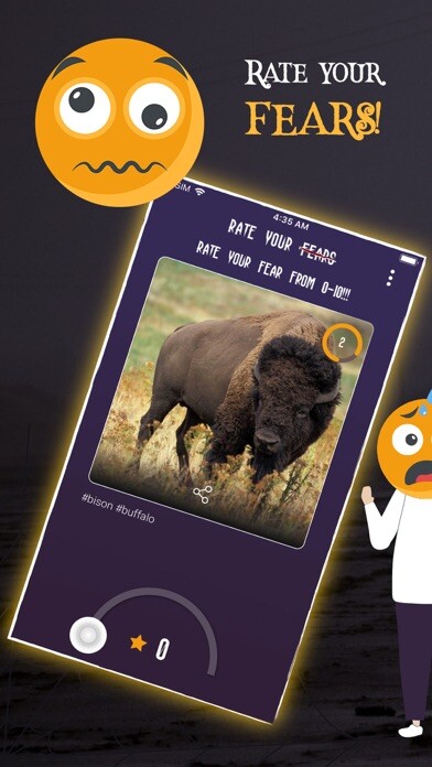 Emulate iPhone app Rate Your Fears! using MyAndroid