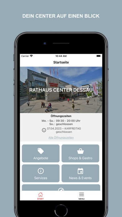 Emulate iPhone app Rathaus-Center Dessau using MyAndroid Emulate iPhone app Rathaus-Center Dessau using MyAndroid