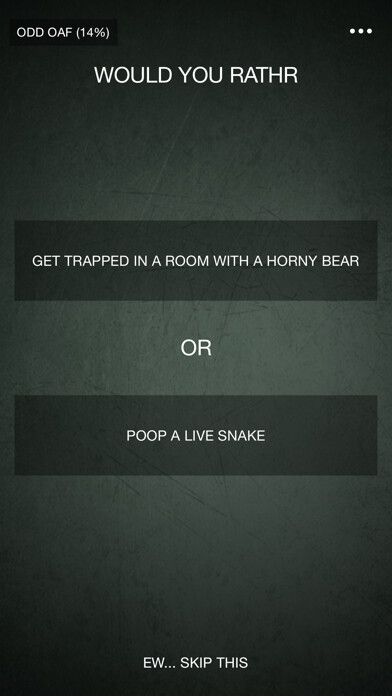 Emulate iPhone app Rathr - A disturbing little game using MyAndroid Emulate iPhone app Rathr - A disturbing little game using MyAndroid