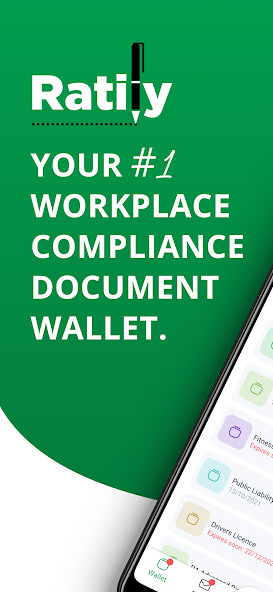 Run android online APK Ratify: Workplace Document  Compliance Wallet from MyAndroid or emulate Ratify: Workplace Document  Compliance Wallet using MyAndroid