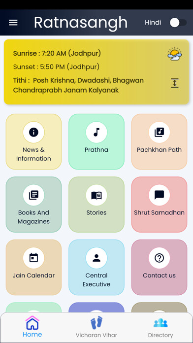 Emulate iPhone app Ratnasangh using MyAndroid