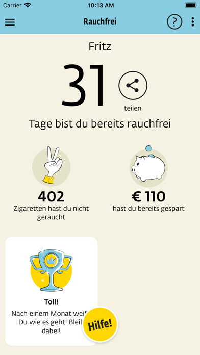 Emulate iPhone app Rauchfrei App using MyAndroid Emulate iPhone app Rauchfrei App using MyAndroid