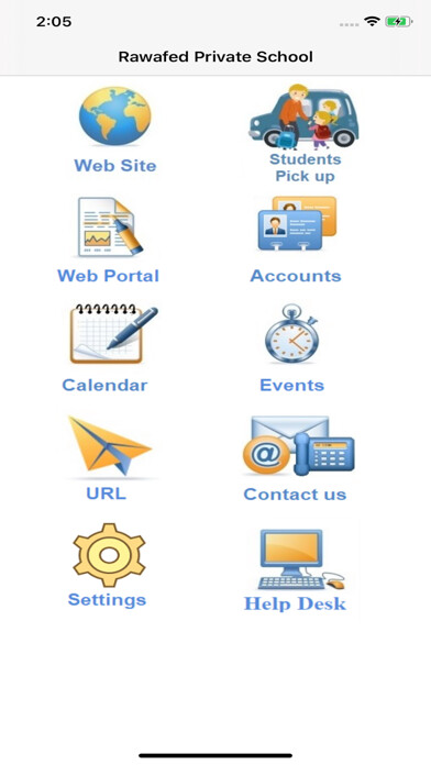 Emulate iPhone app Rawafed Private School using MyAndroid Emulate iPhone app Rawafed Private School using MyAndroid