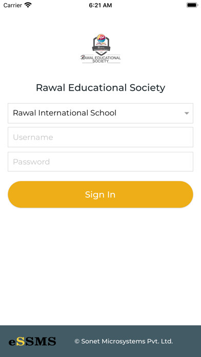 Emulate iPhone app Rawal Educational Society using MyAndroid Emulate iPhone app Rawal Educational Society using MyAndroid
