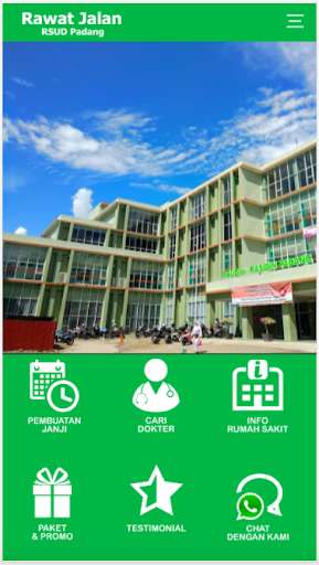 Run android online APK Rawat Jalan - RSUD dr. Rasidin Padang from MyAndroid or emulate Rawat Jalan - RSUD dr. Rasidin Padang using MyAndroid