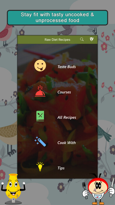 Emulate iPhone app Raw Food Recipes CookBook using MyAndroid Emulate iPhone app Raw Food Recipes CookBook using MyAndroid