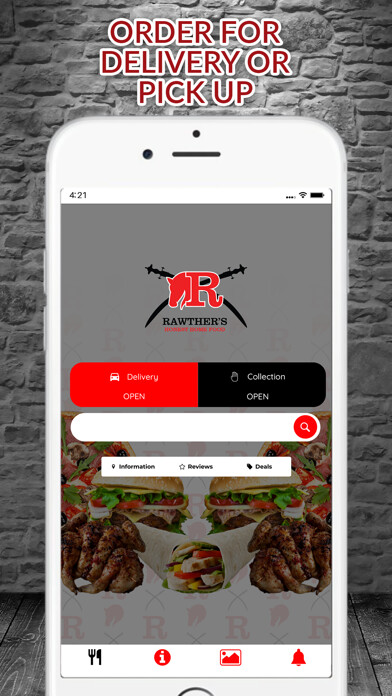 Emulate iPhone app Rawthers Falkirk using MyAndroid Emulate iPhone app Rawthers Falkirk using MyAndroid