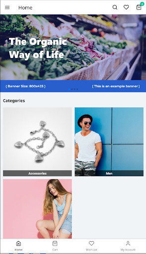 Run android online APK Ray E-commerce from MyAndroid or emulate Ray E-commerce using MyAndroid