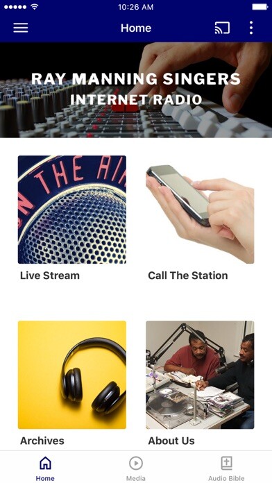 Emulate iPhone app Ray Manning Singers Radio using MyAndroid Emulate iPhone app Ray Manning Singers Radio using MyAndroid