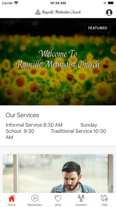 Emulate iPhone app Rayville Methodist Church using MyAndroid Emulate iPhone app Rayville Methodist Church using MyAndroid