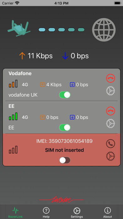 Emulate iPhone app RazorLink Companion using MyAndroid