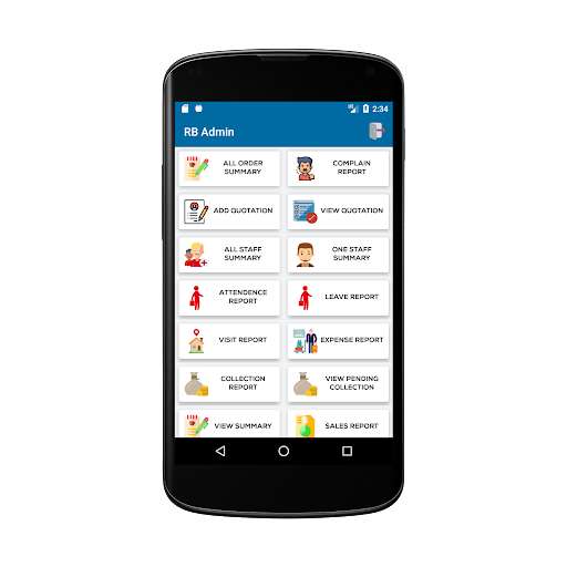 Run android online APK RB Admin from MyAndroid or emulate RB Admin using MyAndroid