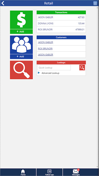 Emulate iPhone app RB Mobile Live using MyAndroid