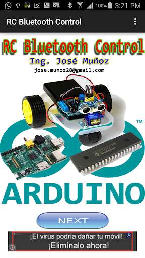 Run android online APK RC Bluetooth Control from MyAndroid or emulate RC Bluetooth Control using MyAndroid