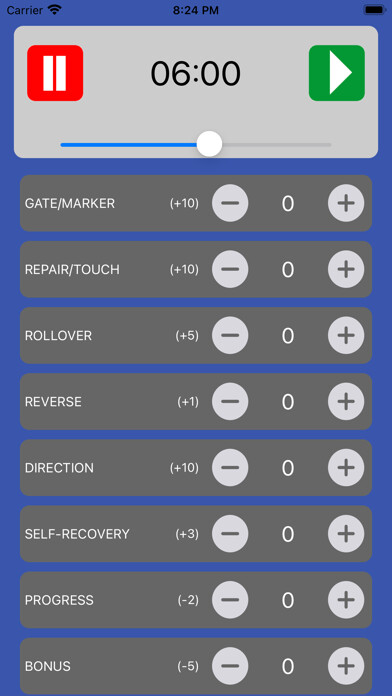 Emulate iPhone app RC Comp Score Calculator using MyAndroid