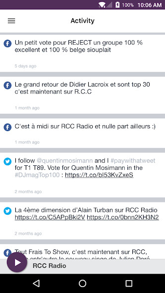 Emulate Android APK RCC Radio