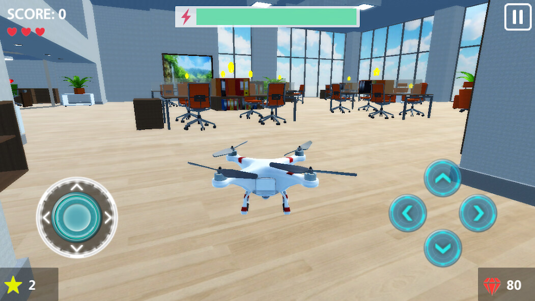 Emulate iPhone app RC Drone Flight Simulator 3D using MyAndroid