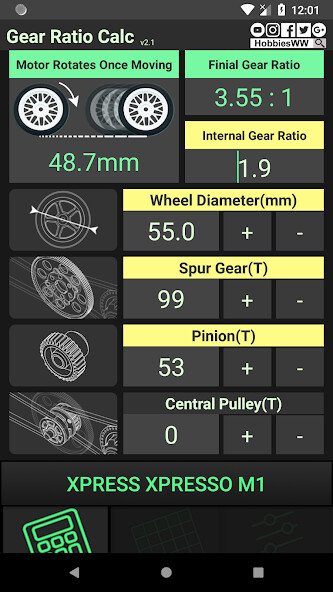 Run android online APK RC Gear Ratio Calculator 齒比計算機 from MyAndroid or emulate RC Gear Ratio Calculator 齒比計算機 using MyAndroid Run android online APK RC Gear Ratio Calculator 齒比計算機 from MyAndroid or emulate RC Gear Ratio Calculator 齒比計算機 using MyAndroid