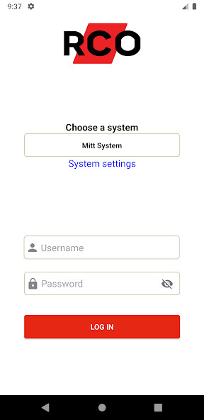 Run android online APK RCO Access from MyAndroid or emulate RCO Access using MyAndroid