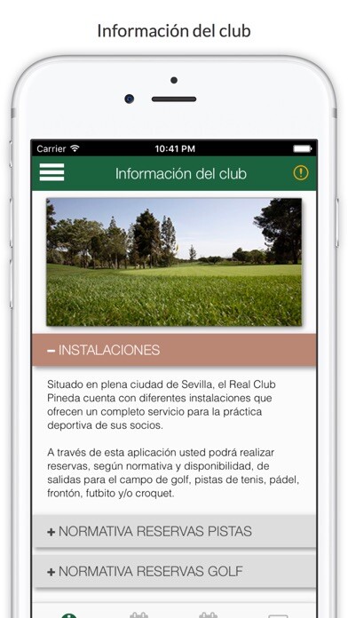 Emulate iPhone app RCPineda Reserva using MyAndroid Emulate iPhone app RCPineda Reserva using MyAndroid