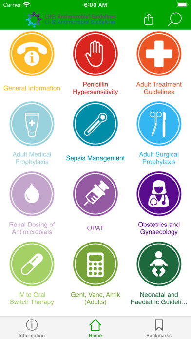 Emulate iPhone app RCSI Antimicrobial Guidelines using MyAndroid Emulate iPhone app RCSI Antimicrobial Guidelines using MyAndroid