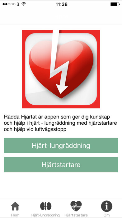 Emulate iPhone app Rädda Hjärtat using MyAndroid Emulate iPhone app Rädda Hjärtat using MyAndroid