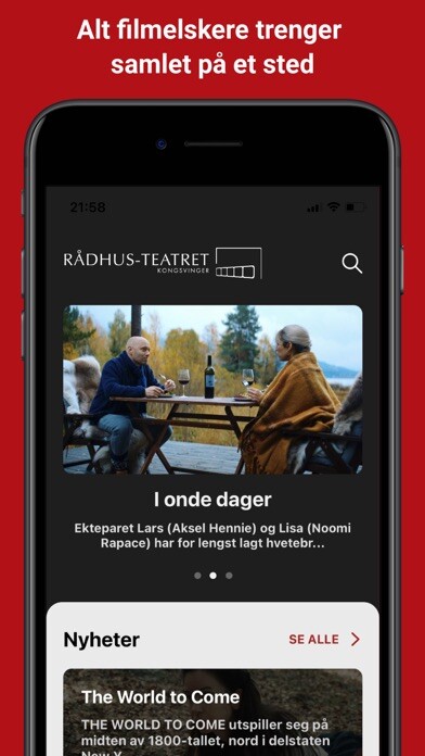Emulate iPhone app Rådhus-Teatret using MyAndroid Emulate iPhone app Rådhus-Teatret using MyAndroid
