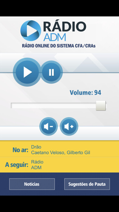 Emulate iPhone app Rádio Adm using MyAndroid Emulate iPhone app Rádio Adm using MyAndroid
