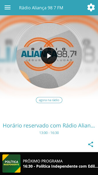 Run android online APK Rádio Aliança 98,7 FM from MyAndroid or emulate Rádio Aliança 98,7 FM using MyAndroid Run android online APK Rádio Aliança 98,7 FM from MyAndroid or emulate Rádio Aliança 98,7 FM using MyAndroid
