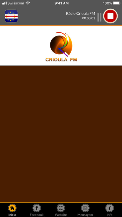 Emulate iPhone app Rádio Crioula FM using MyAndroid Emulate iPhone app Rádio Crioula FM using MyAndroid