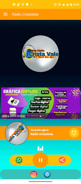 Run android online APK Rádio Crista Vale from MyAndroid or emulate Rádio Crista Vale using MyAndroid
