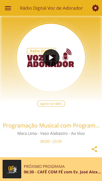 Run android online APK Rádio Digital Voz de Adorador from MyAndroid or emulate Rádio Digital Voz de Adorador using MyAndroid