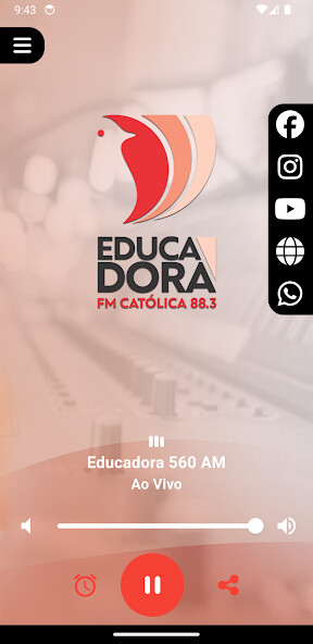 Run android online APK Rádio Educadora FM Católica from MyAndroid or emulate Rádio Educadora FM Católica using MyAndroid